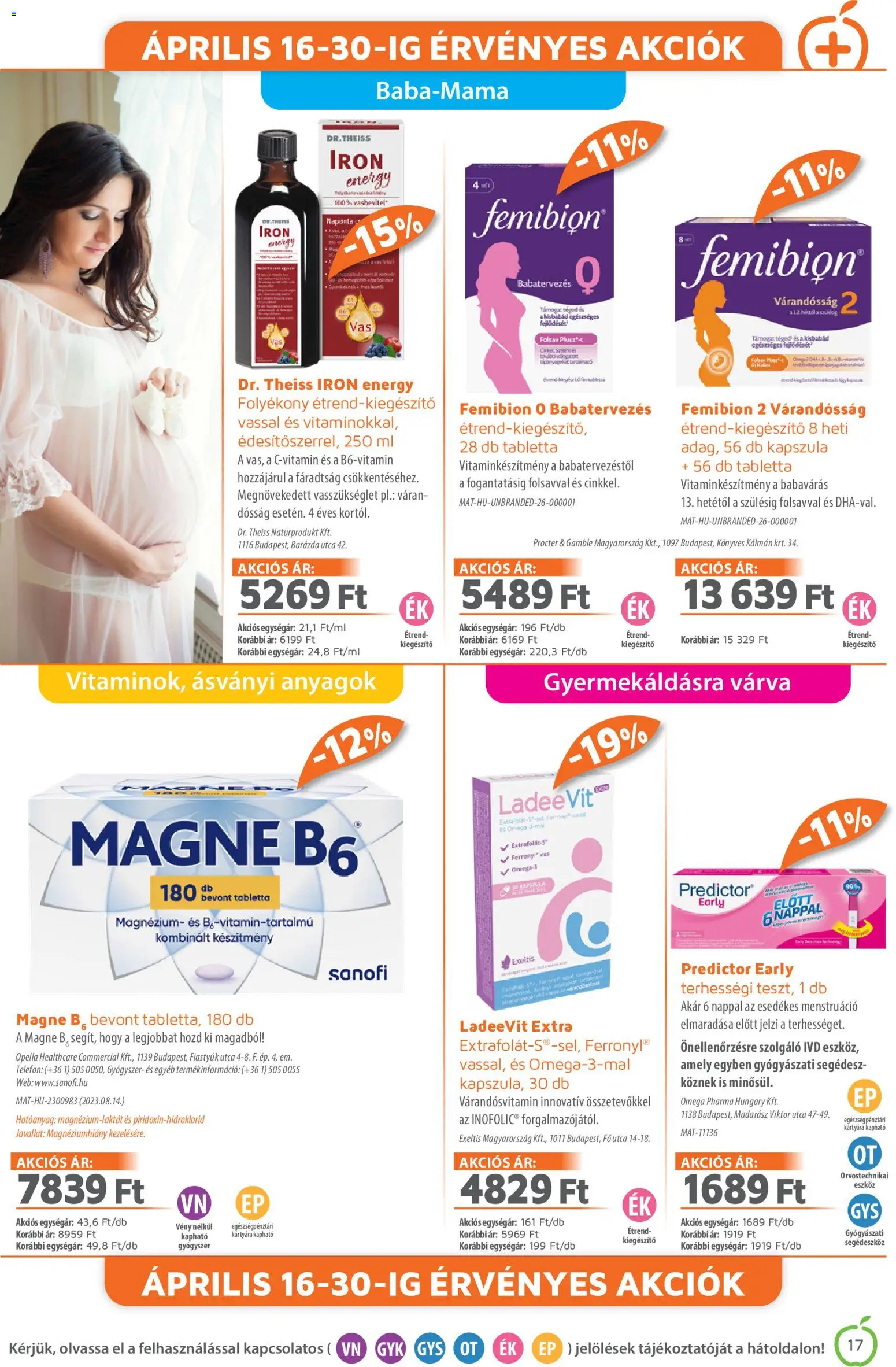 Alma Gyógyszertárak akciós ujság - amely érvényes a következő dátumtól: 01.04.2026 | Oldal: 17