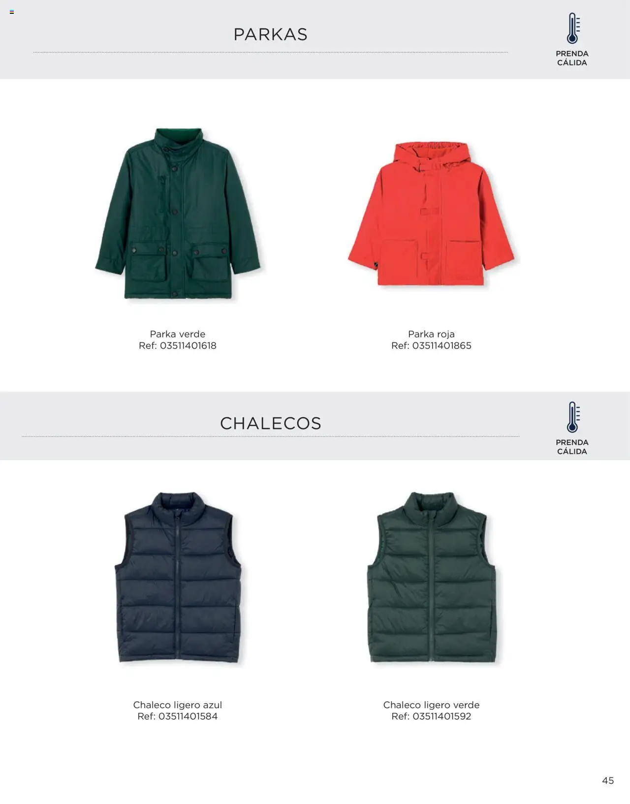 El Corte Inglés Uniformes │ válido desde el 22.04.2025 | Página: 45