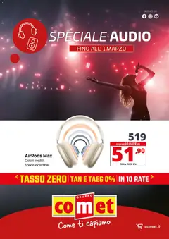 Anteprima del volantino Comet Audio catalogo valido a partire dal 20.02.2026