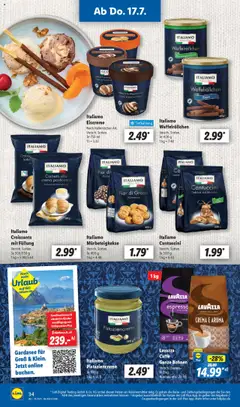 Lidl Prospekt Bernsdorf - gültig ab dem 14.07.2025 | Seite: 48 | Produkte: Lavazza, Eiscreme, Croissant, Sahne