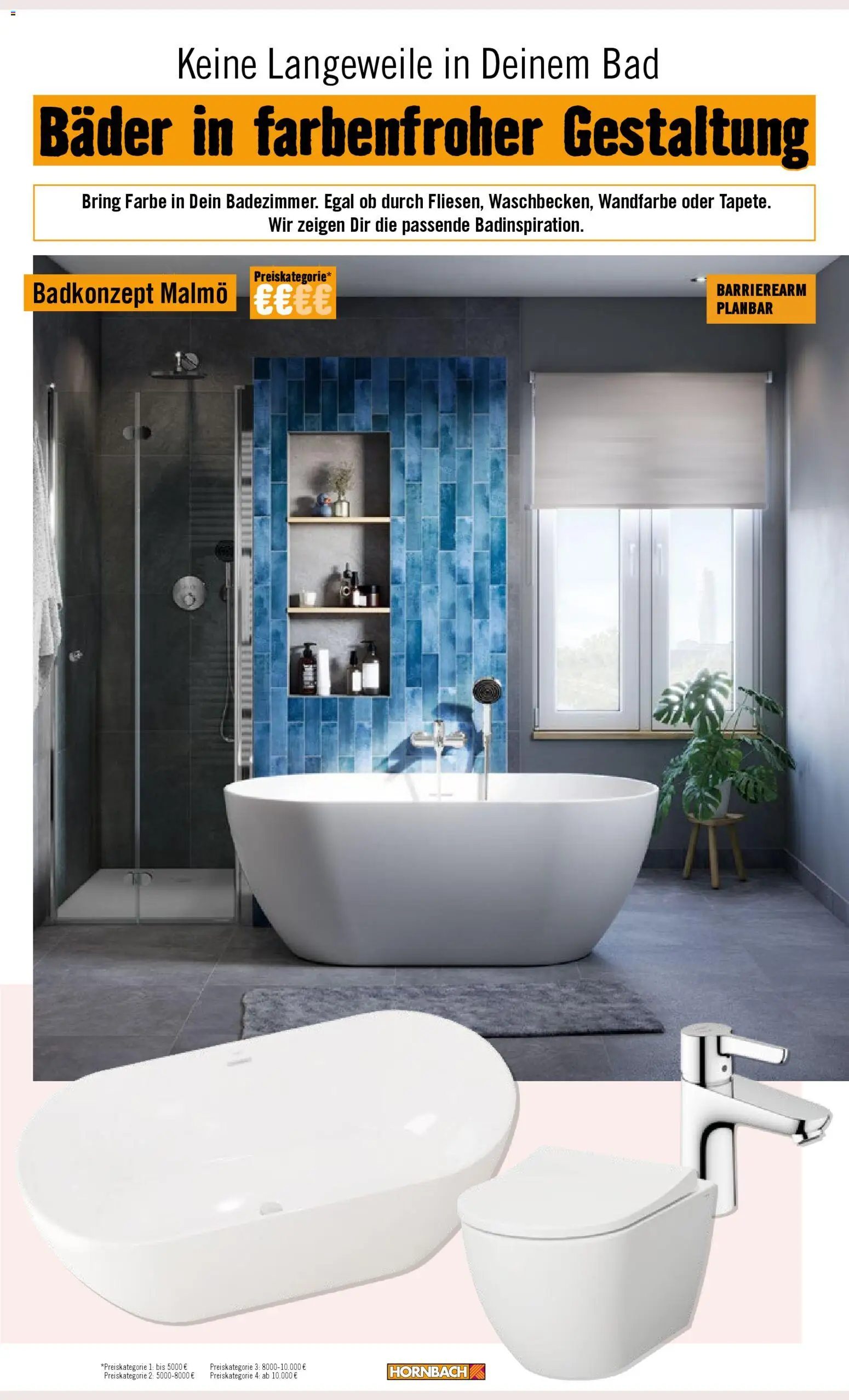Hornbach Prospekt 	 – gültig ab 02.02.2026 | Seite: 34 | Produkte: Bad, Wandfarbe