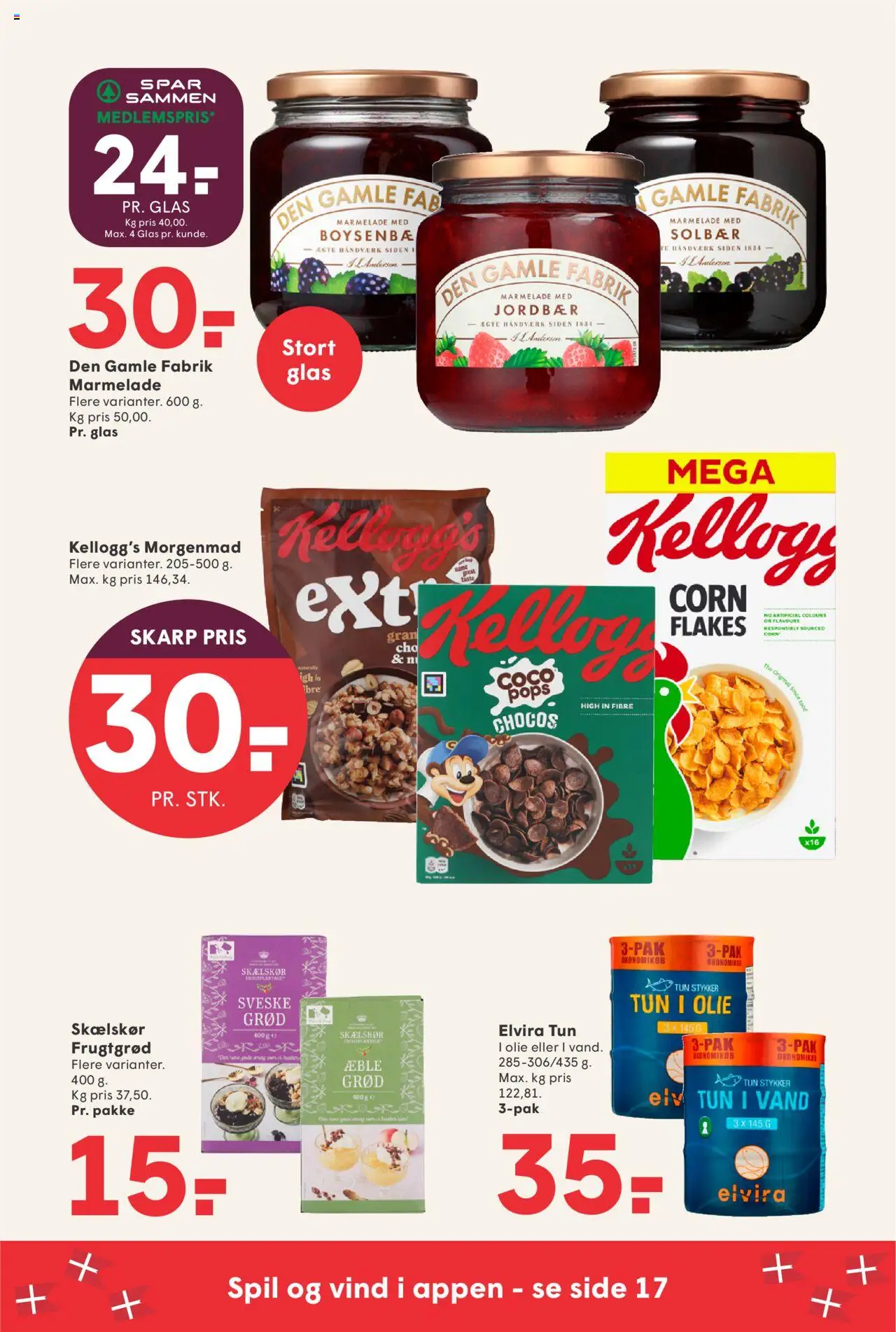 Spar tilbudsavis – gyldig fra 12.09.2025 | Side: 14 | Produkter: Jordbær, Tun, Marmelade, Solbær