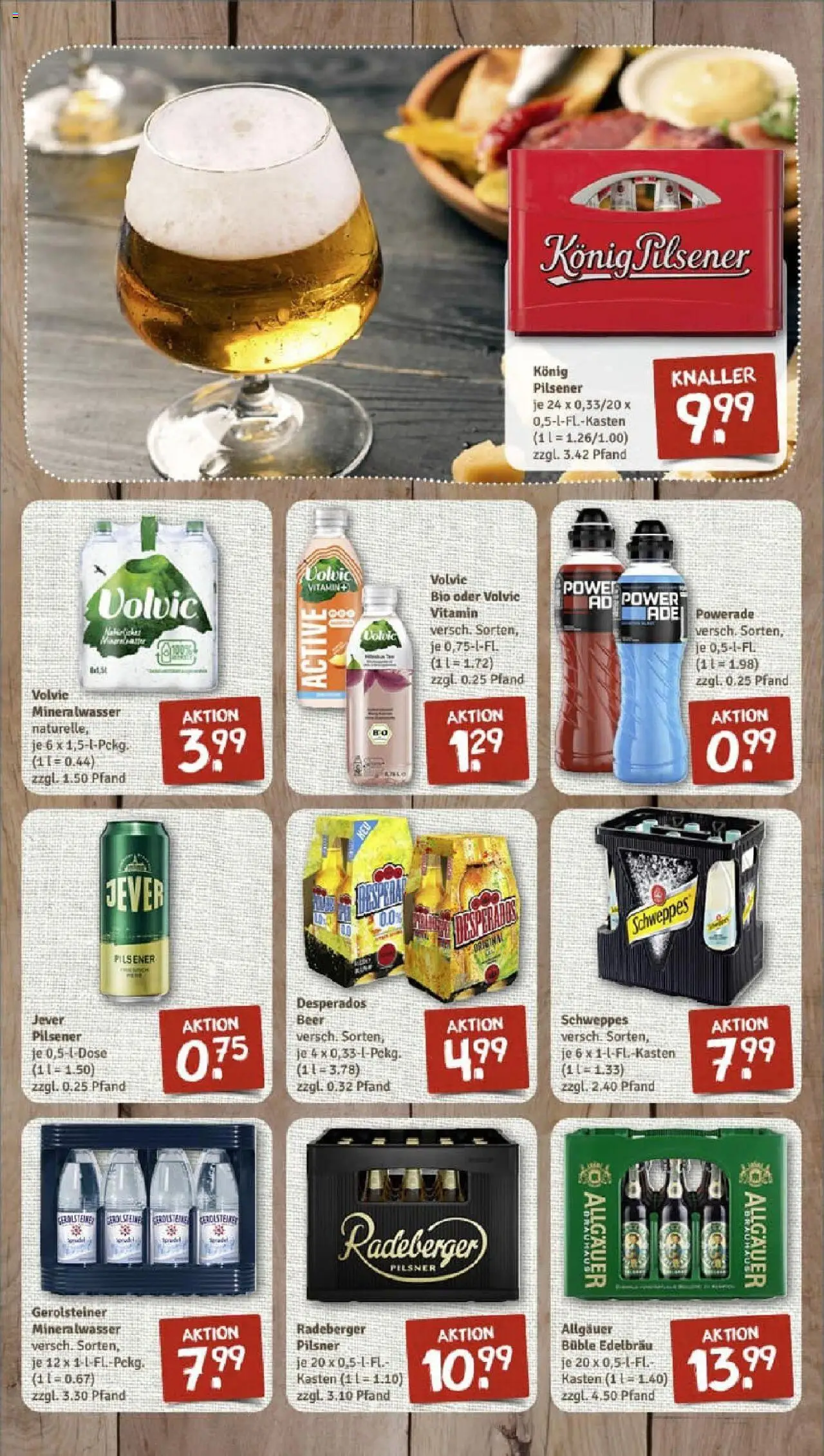 Rewe prospekt Emmerthal	 – gültig ab 28.09.2025 | Seite: 11 | Produkte: Konig pilsener, Schweppes, Powerade, Volvic