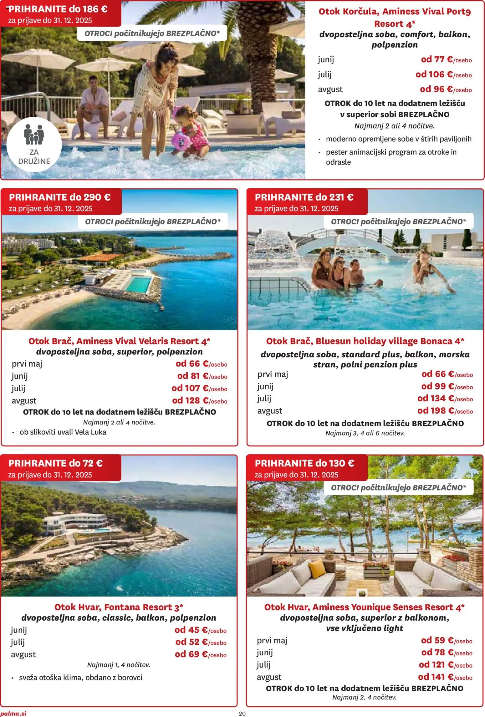 Novi Palma katalog ponudbe – veljaven od 06.11.2025 | Stran: 20