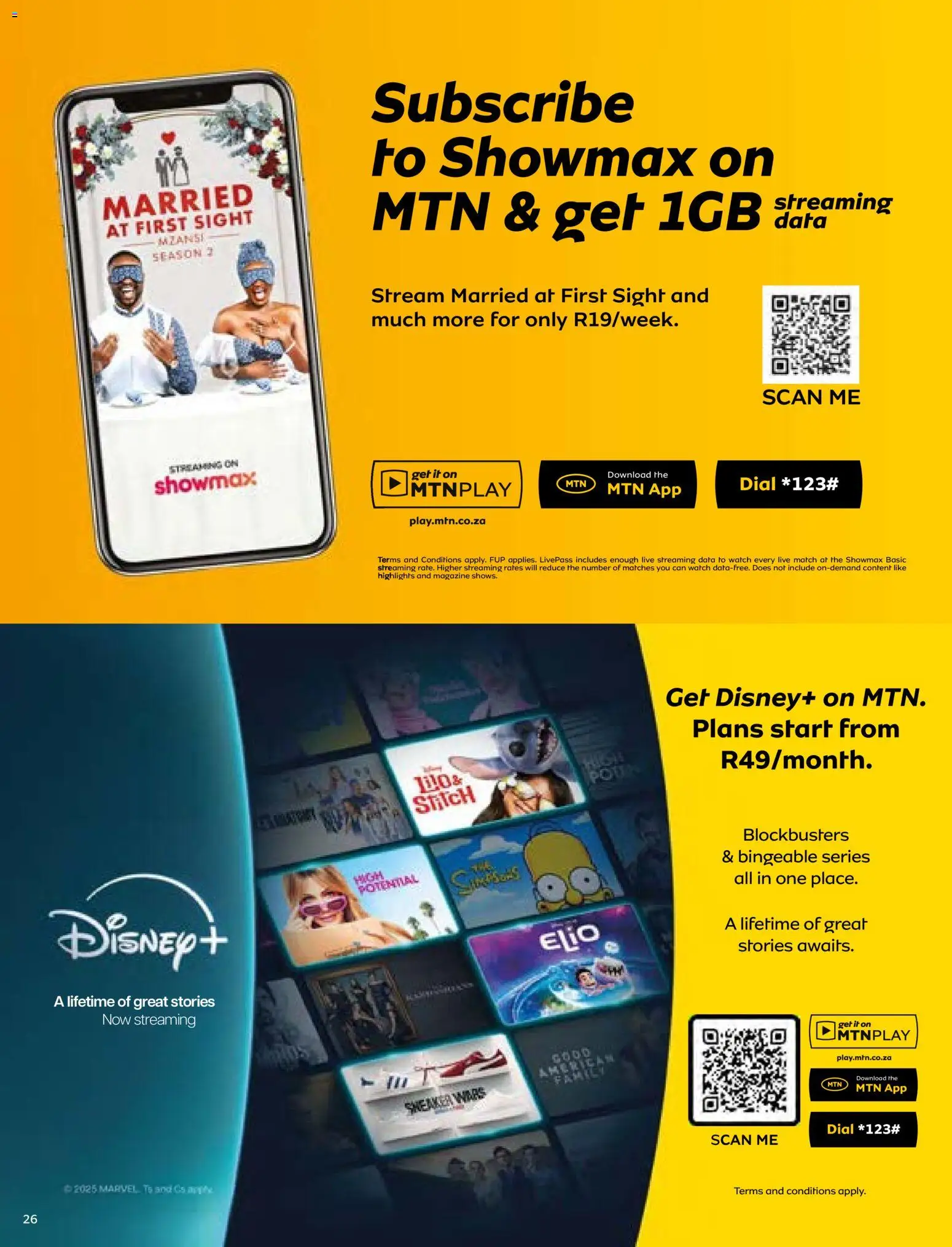 New MTN catalogue – valid from 07.11.2025 | Page: 26 | Products: Data, Watch