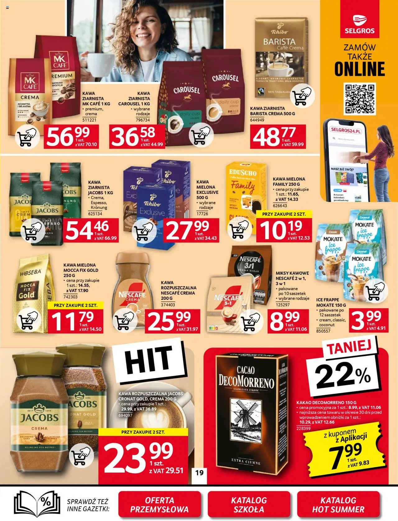 Selgros cash&carry Gazetka od 14.08.2025 | Strona: 19 | Produkty: Kalendarz, Nescafe, Tchibo, Kawa