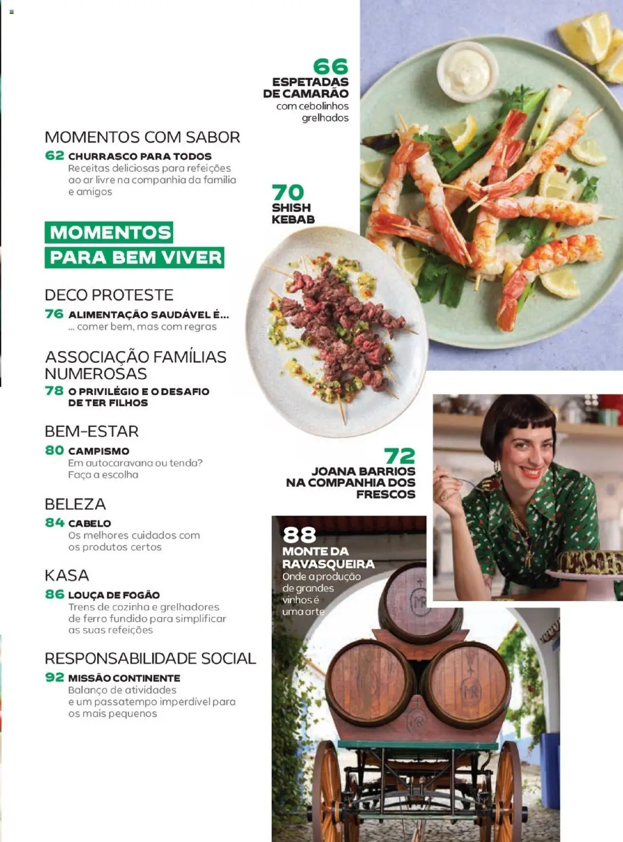 Continente - Magazine │ válido de 01.07.2025 | Página: 5 | Produtos: Faca, Tenda, Ferro, Camarão