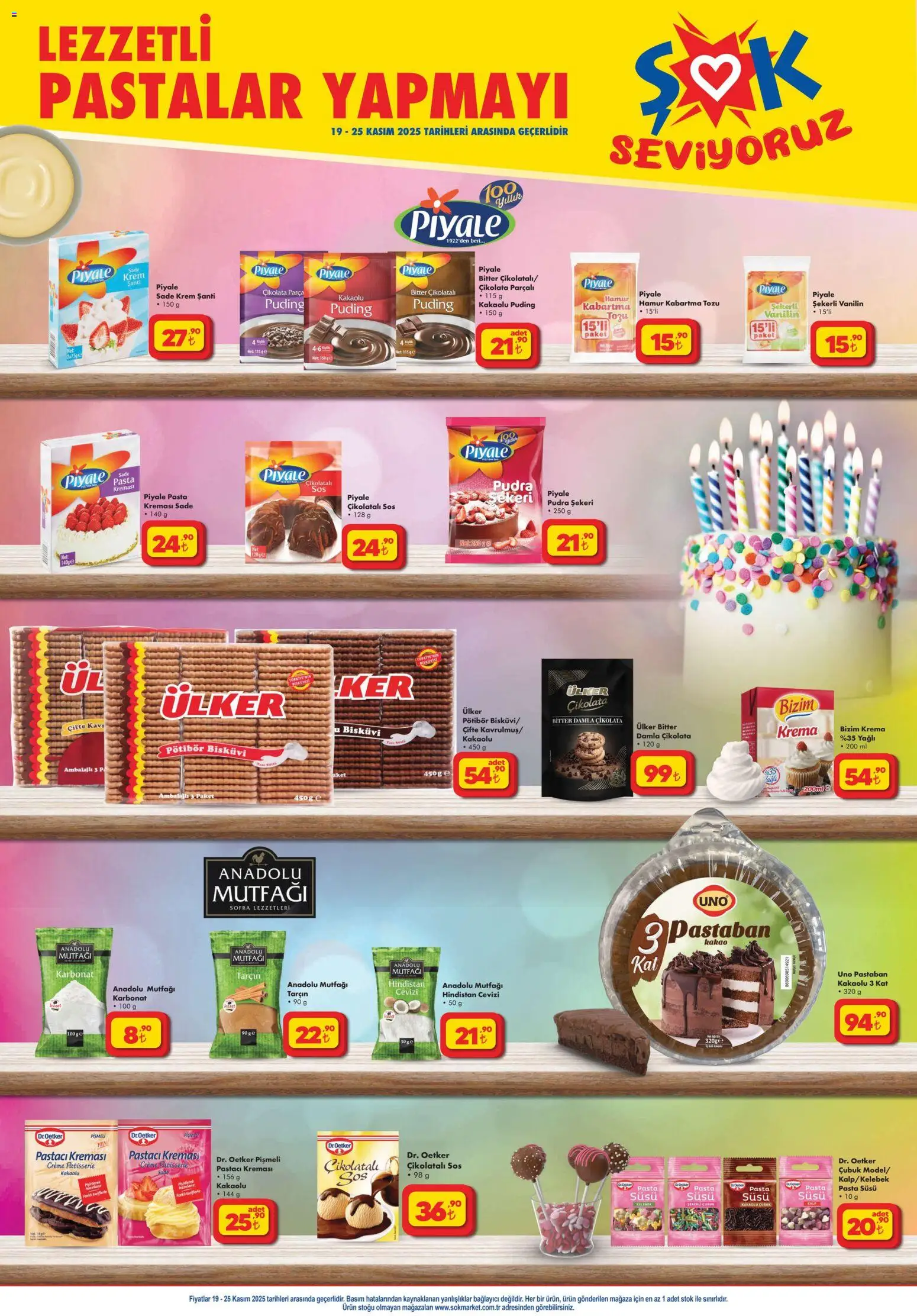Şok Market aktüel ürünler kataloğu yayımlandı! Bu hafta 19 - 25 Kasım 2025 günü Şok Market indirimli ürünleri