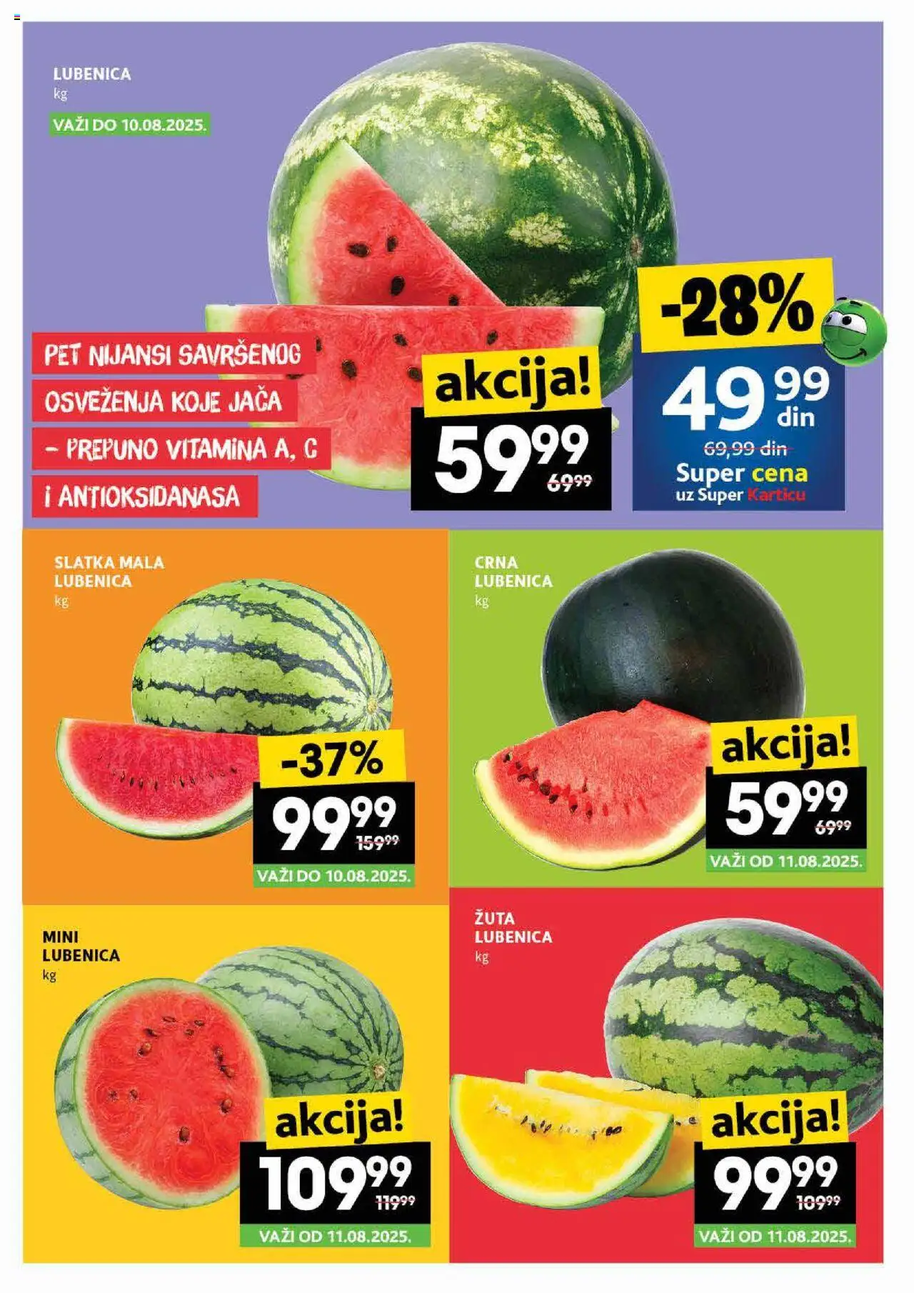 Idea katalog - važi od 07.08.2025 | Strana: 12 | Proizvode: Lubenica