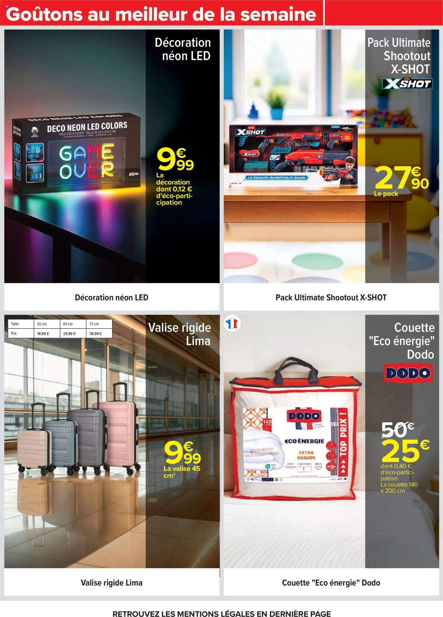 {H1} | Page: 69 | Produits: La couette, Valise, Couette
