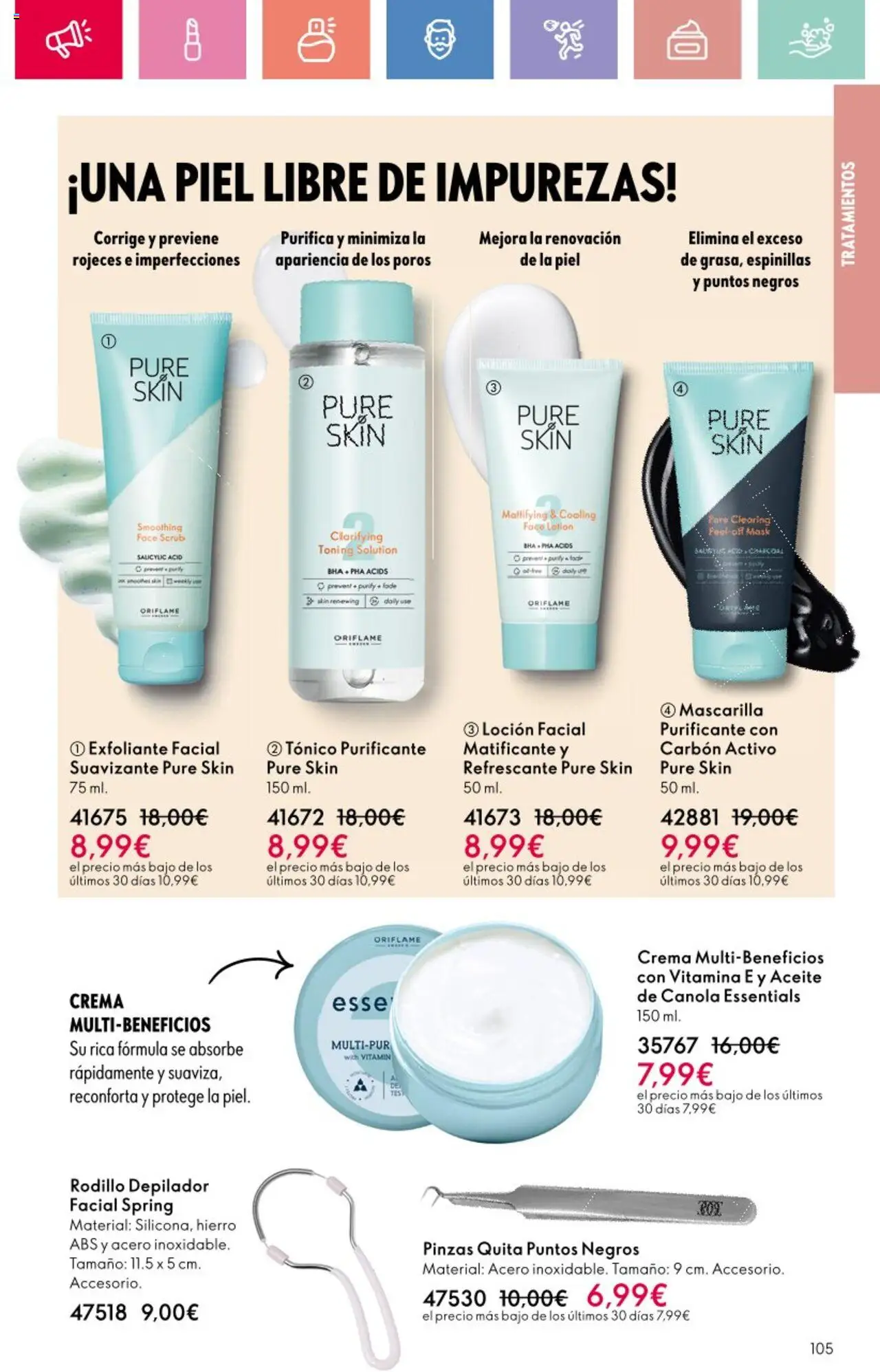 Oriflame - Catálogo Campaña 9 │ válido desde el 22.06.2025 | Página: 105 | Productos: Aceite, Crema, Γαύρος, Suavizante