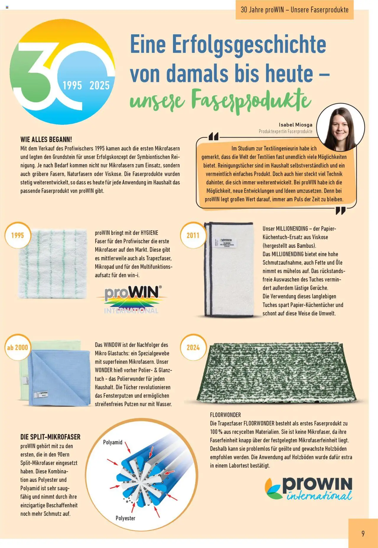 Katalog ProWin Juli/Dezember 2025 - gültig ab dem 01.07.2025 | Seite: 9 | Produkte: Reinigungstücher