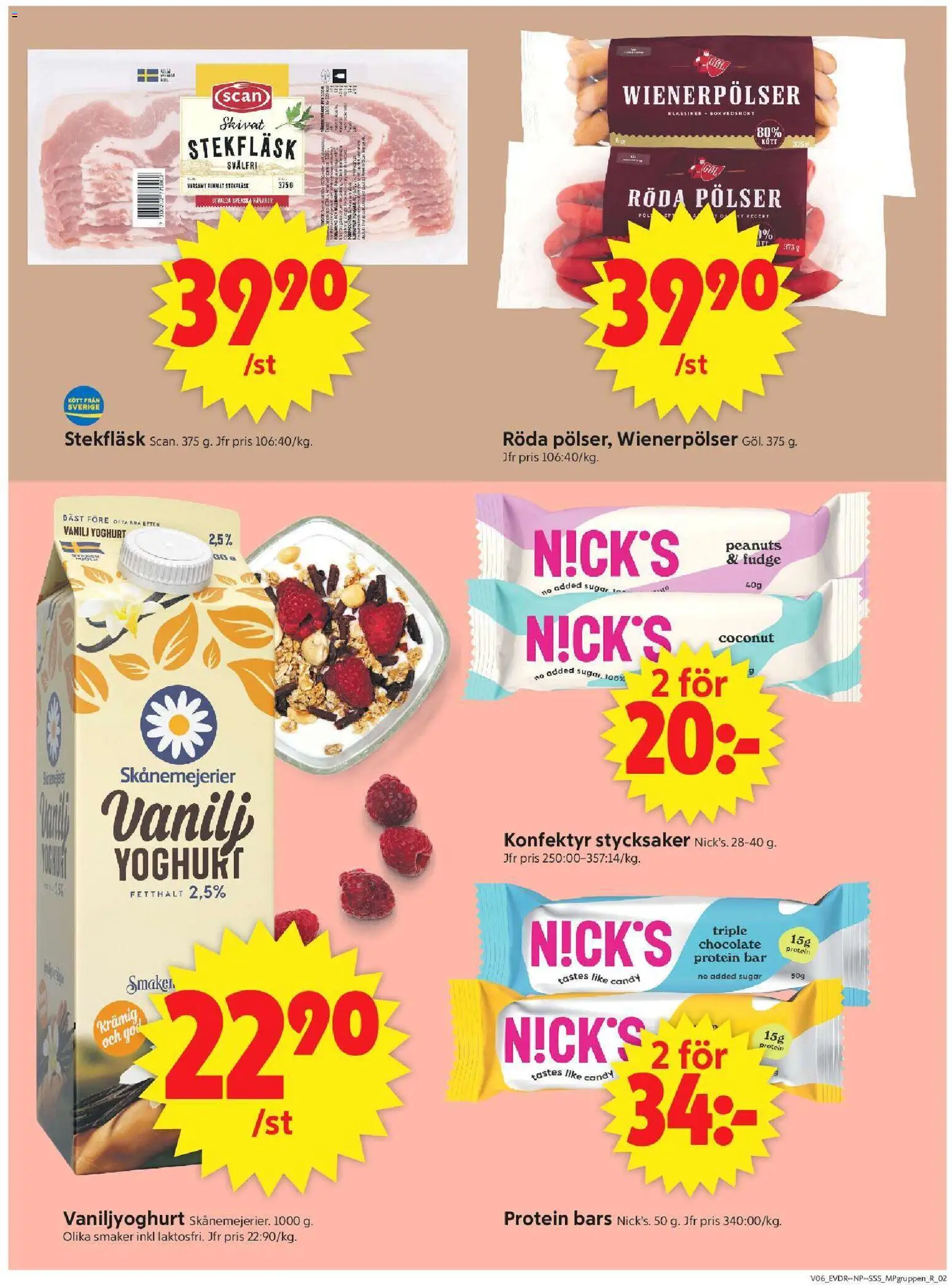 ICA Supermarket reklamblad aktuell från 02.02.2026 | Sida: 11 | Produkter: Yoghurt