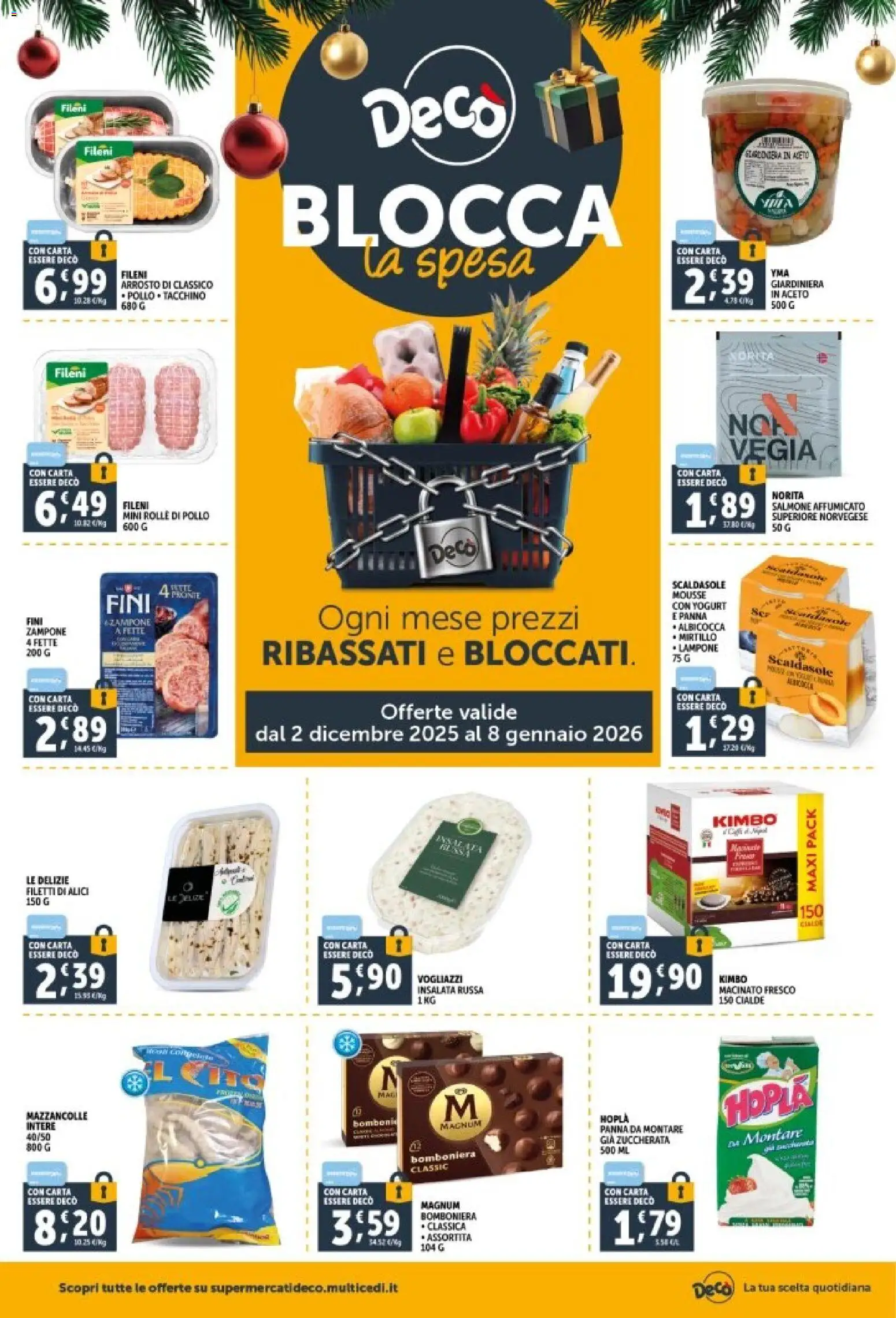 Volantino Decò del 29.12.2025 | Pagina: 22 | Prodotti: Arrosto, Insalata, Insalata russa, Macinato