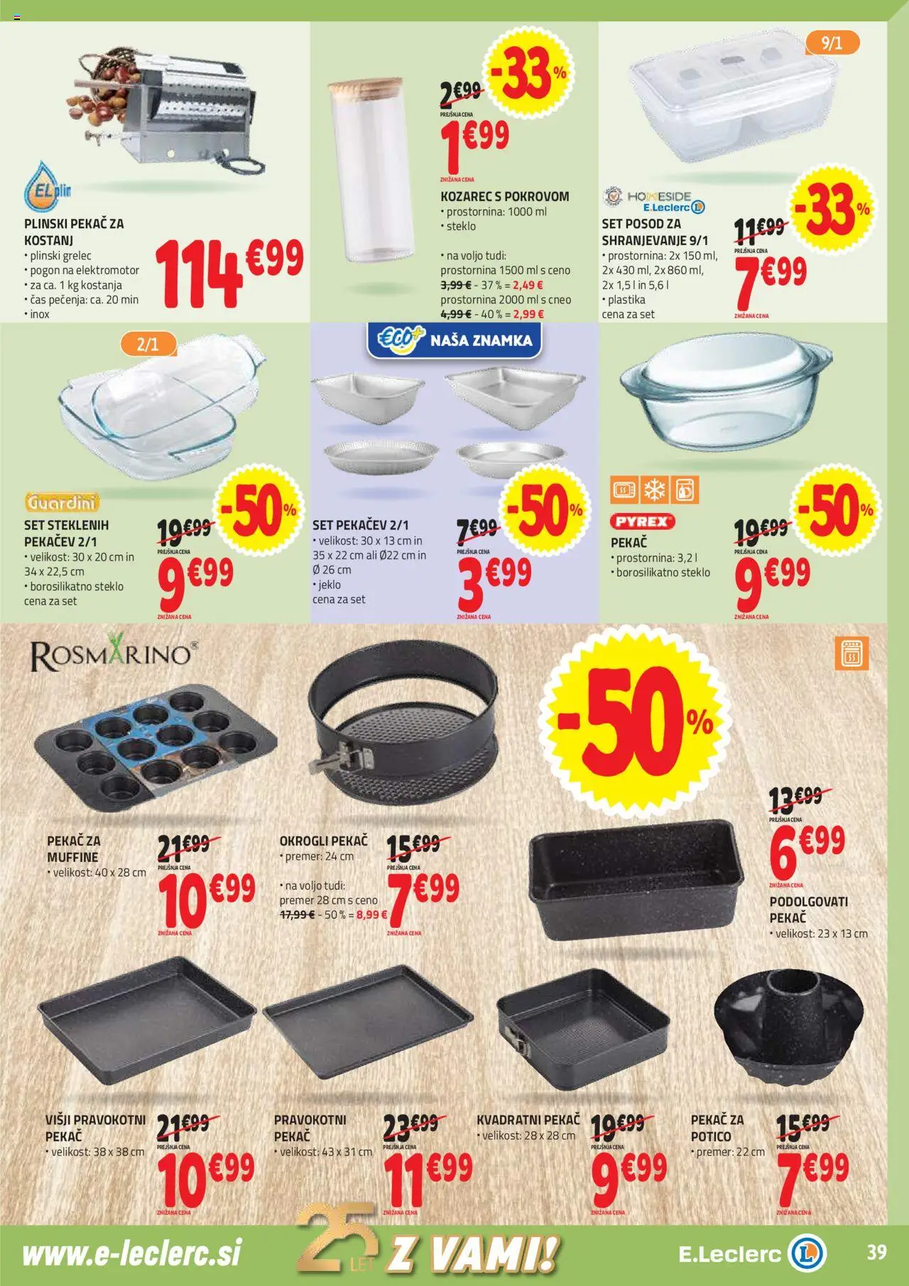 Novi E.leclerc katalog ponudbe – veljaven od 08.10.2025 | Stran: 39 | Izdelki: Kozarec, Grelec