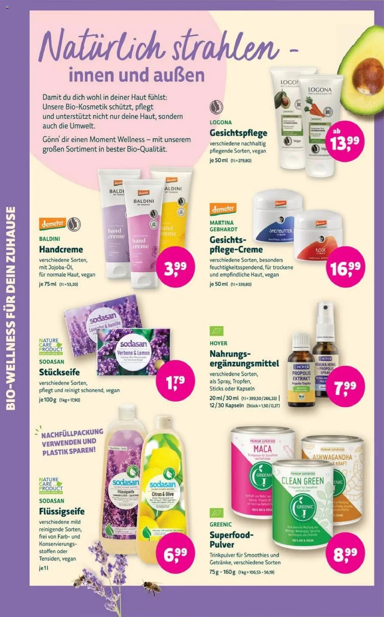 Denns BioMarkt Angebote – gültig ab 10.09.2025 | Seite: 9 | Produkte: Creme, Handcreme, Lavendel