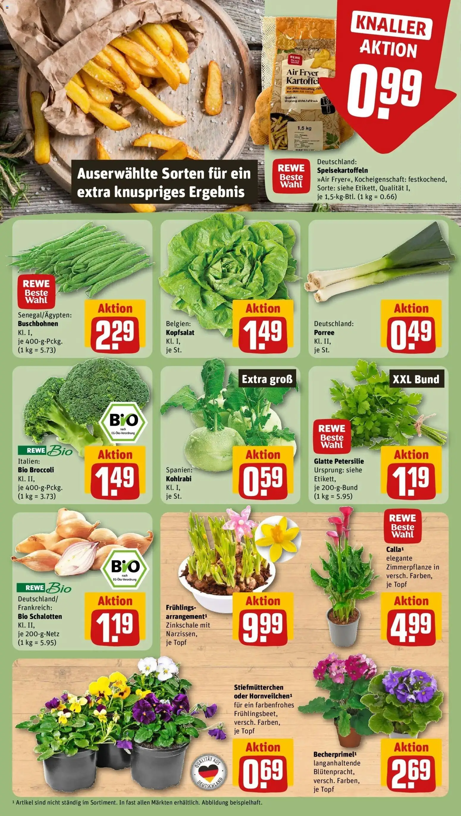 Rewe prospekt Mülheim An Der Ruhr	 – gültig ab 22.02.2026 | Seite: 5 | Produkte: Stiefmutterchen, Kohlrabi, Petersilie