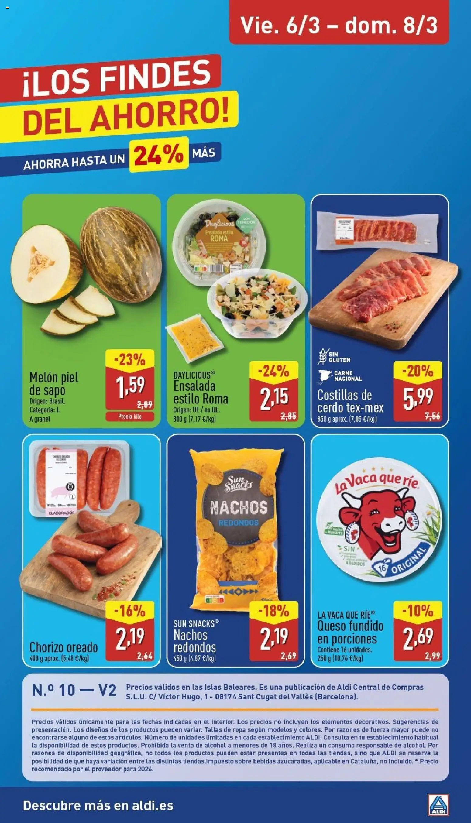 Aldi folleto Baleares │ válido desde el 02.03.2026 | Página: 33 | Productos: Καλτσάκια μισά, Cerdo, Ensalada, Ropa