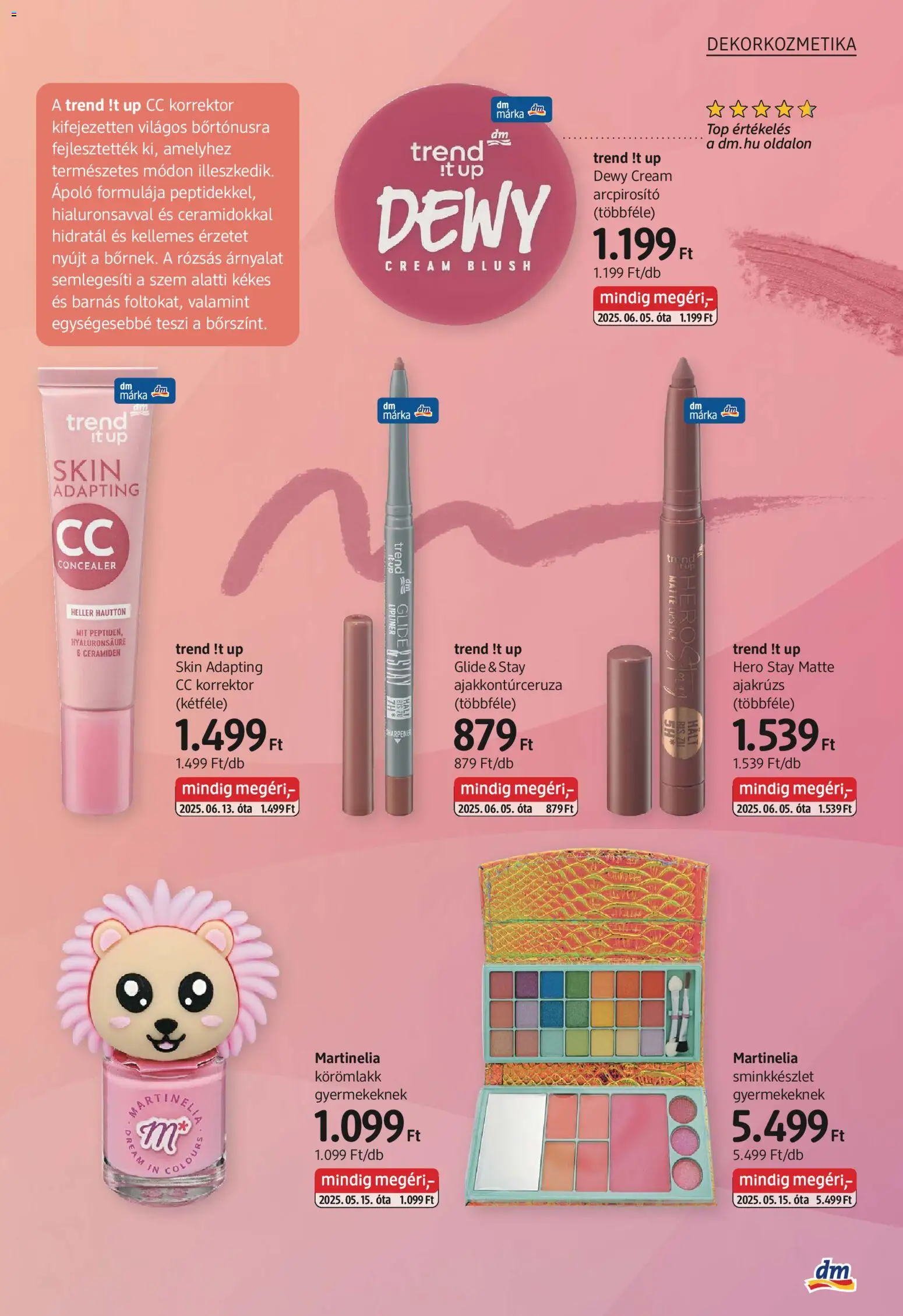 DM Drogerie Markt akciós ujság - amely érvényes a következő dátumtól: 30.10.2025 | Oldal: 31 | Termékek: Korrektor, Ajakrúzs, Körömlakk