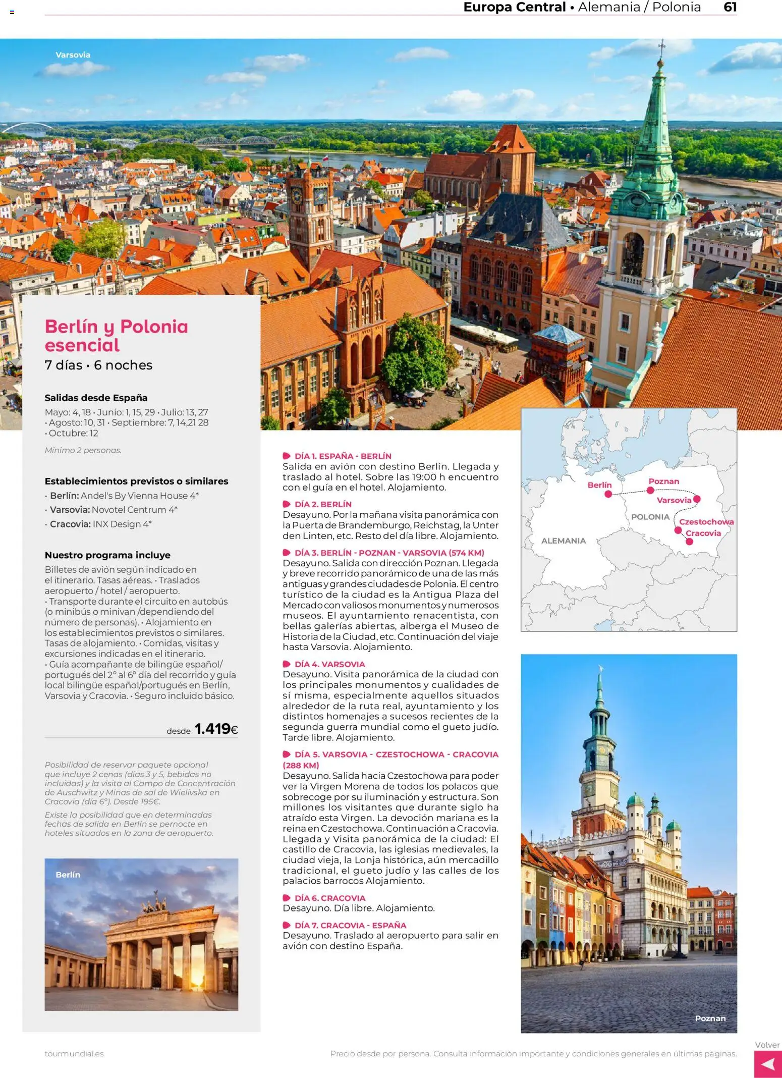 Viajes El Corte Inglés Europa │ válido desde el 01.01.2026 | Página: 61 | Productos: Galette de chaise