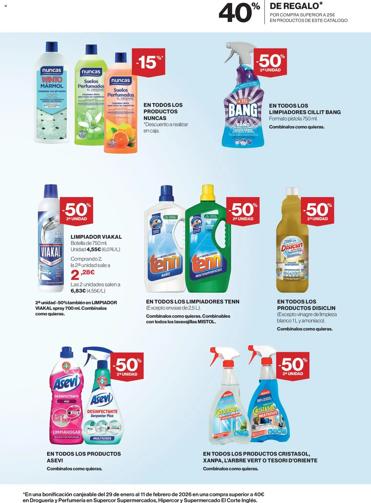 Supercor Canarias │ válido desde el 07.01.2026 | Página: 9 | Productos: Perfume, Lavavajillas, Δεξαμενή, Baño