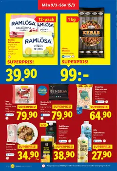 Lidl erbjudanden - Förhandsvisning av reklamblad från butik Lidl aktuell från 09.03.2026 | Sida: 8 | Produkter: Vitlök, Chorizo, Apelsin, Kvarg
