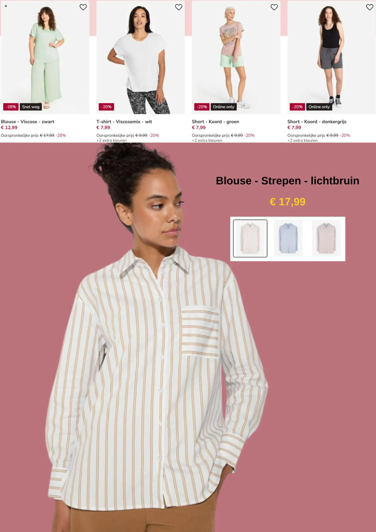 {H1} | Pagina: 2 | Producten: Blouse