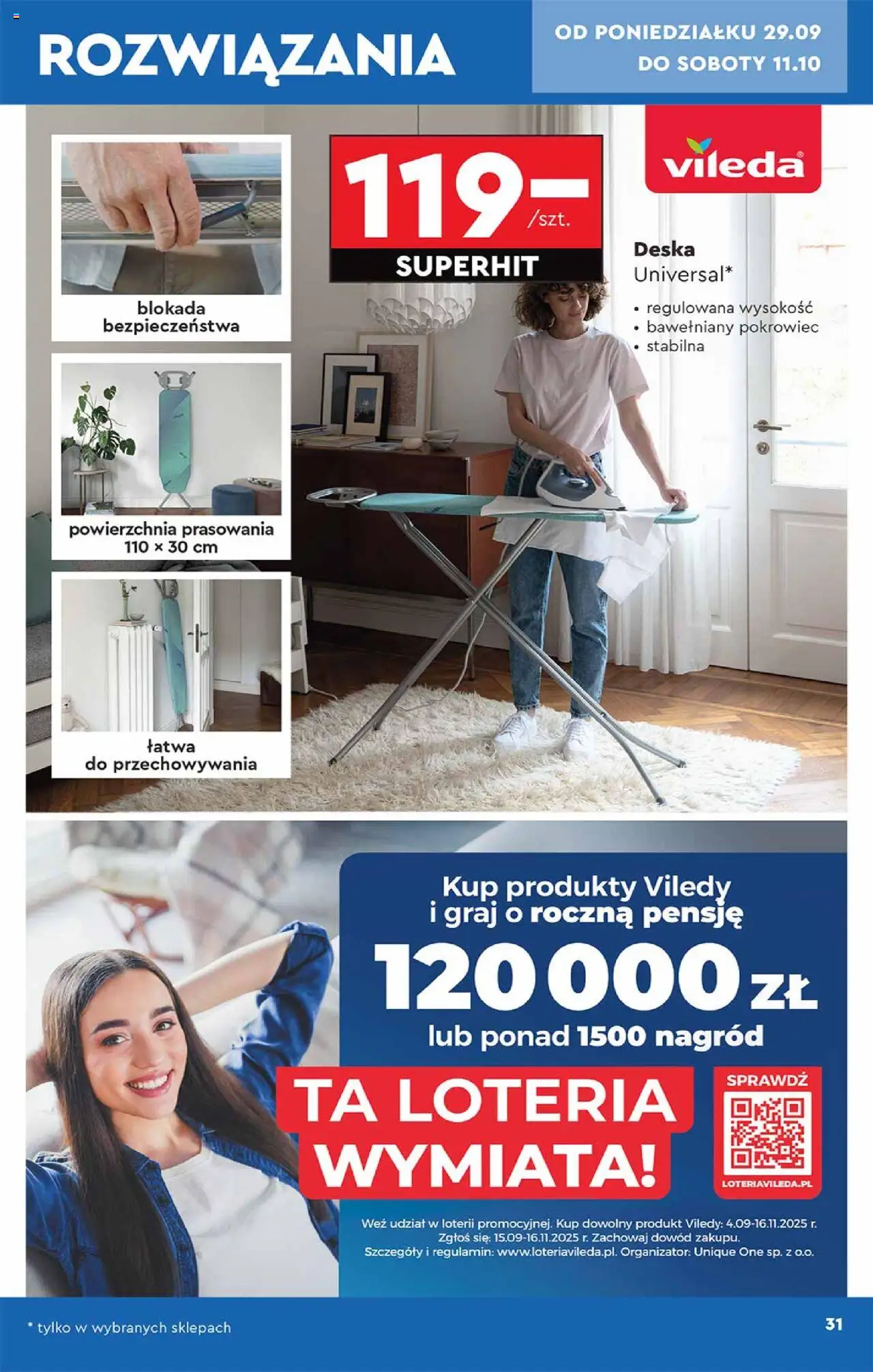 Biedronka gazetka - Hity i inspiracje od 29.09.2025 | Strona: 31 | Produkty: Vileda