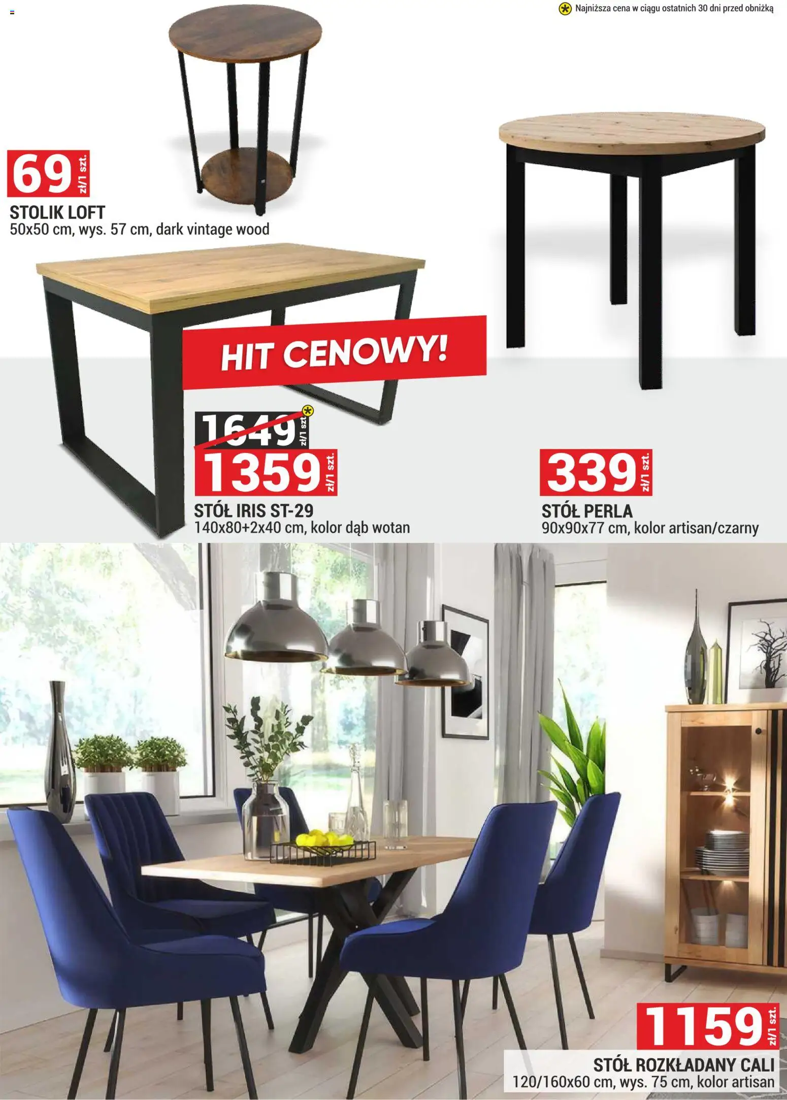 Merkury Market Gazetka - Meble, Wypoczynki, Materace od 01.12.2025 | Strona: 2 | Produkty: Stół