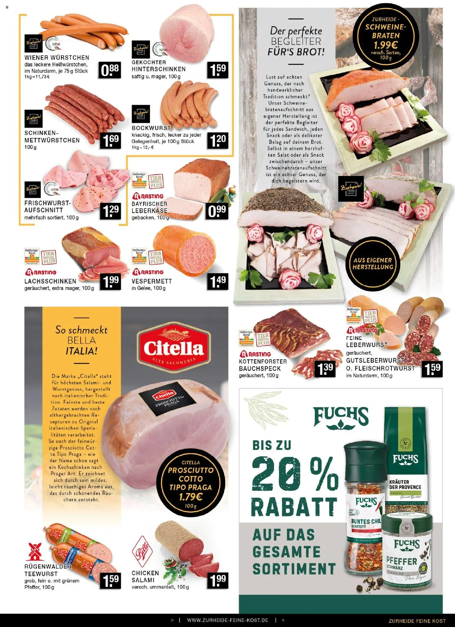 Edeka Zurheide Prospekt 	 – gültig ab 02.03.2026 | Seite: 3 | Produkte: Pfeffer, Schinken, Salat, Leberkase