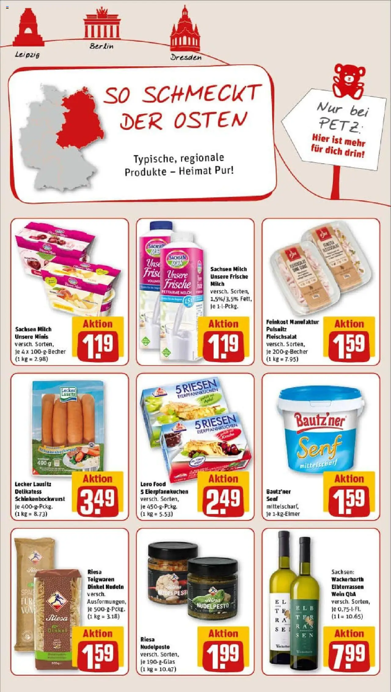 Rewe prospekt Pulsnitz	 - gültig ab dem 06.07.2025 | Seite: 11 | Produkte: Milch, Äpfel, Wein, Nudeln