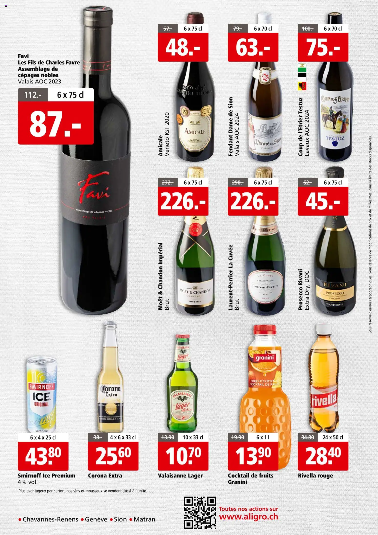 Aligro Aktionen Business Chavannes, Matran, Genève, Sion – gültig ab 03.11.2025 | Seite: 4 | Produkte: Rouge