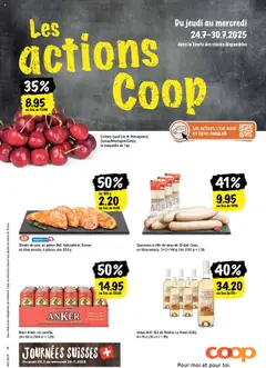 Vorschau von dem Prospekt - Coop - Les actions de la semaine ab 24.07.2025