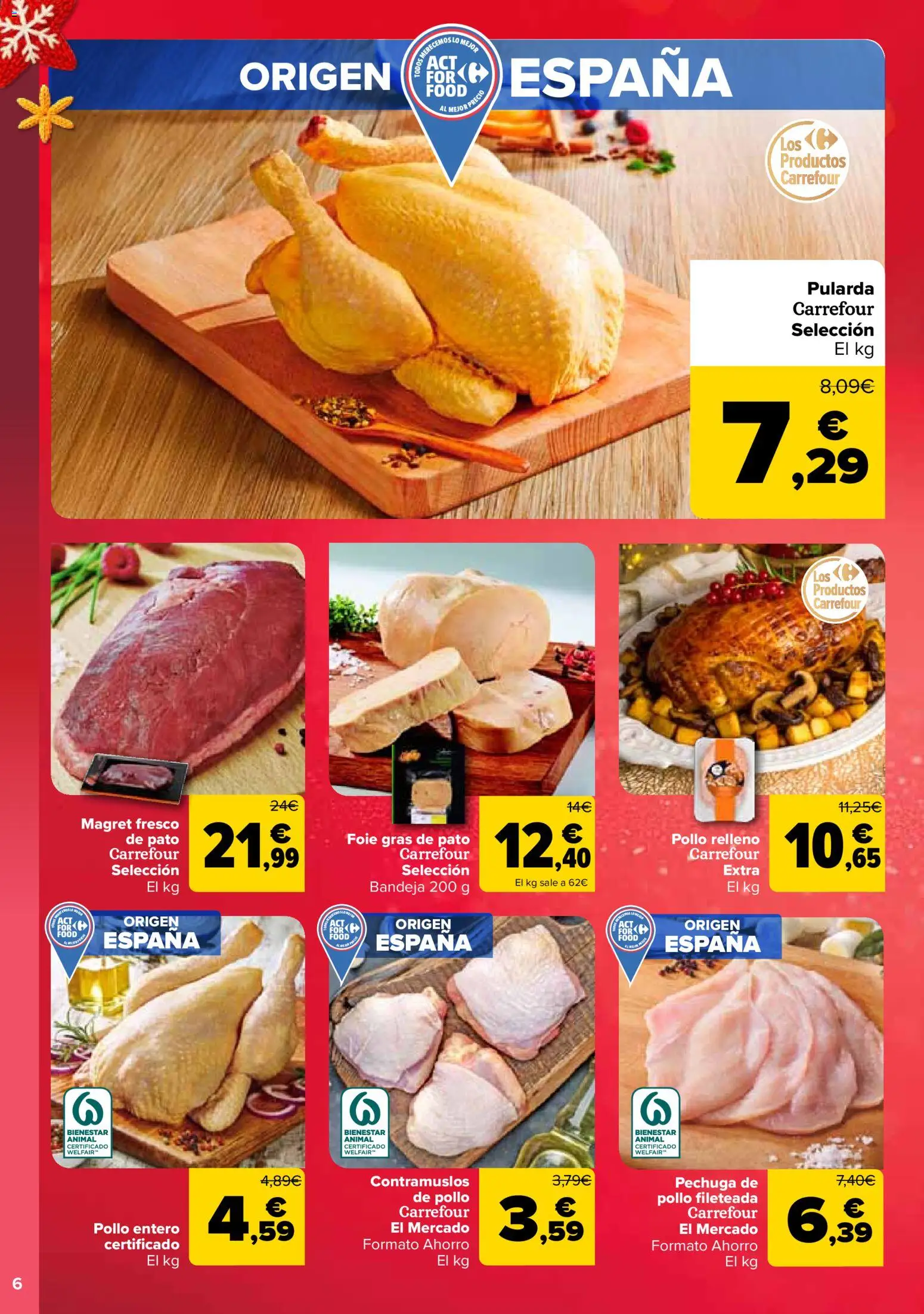 Carrefour folleto │ válido desde el 12.12.2025 | Página: 6 | Productos: Bandeja