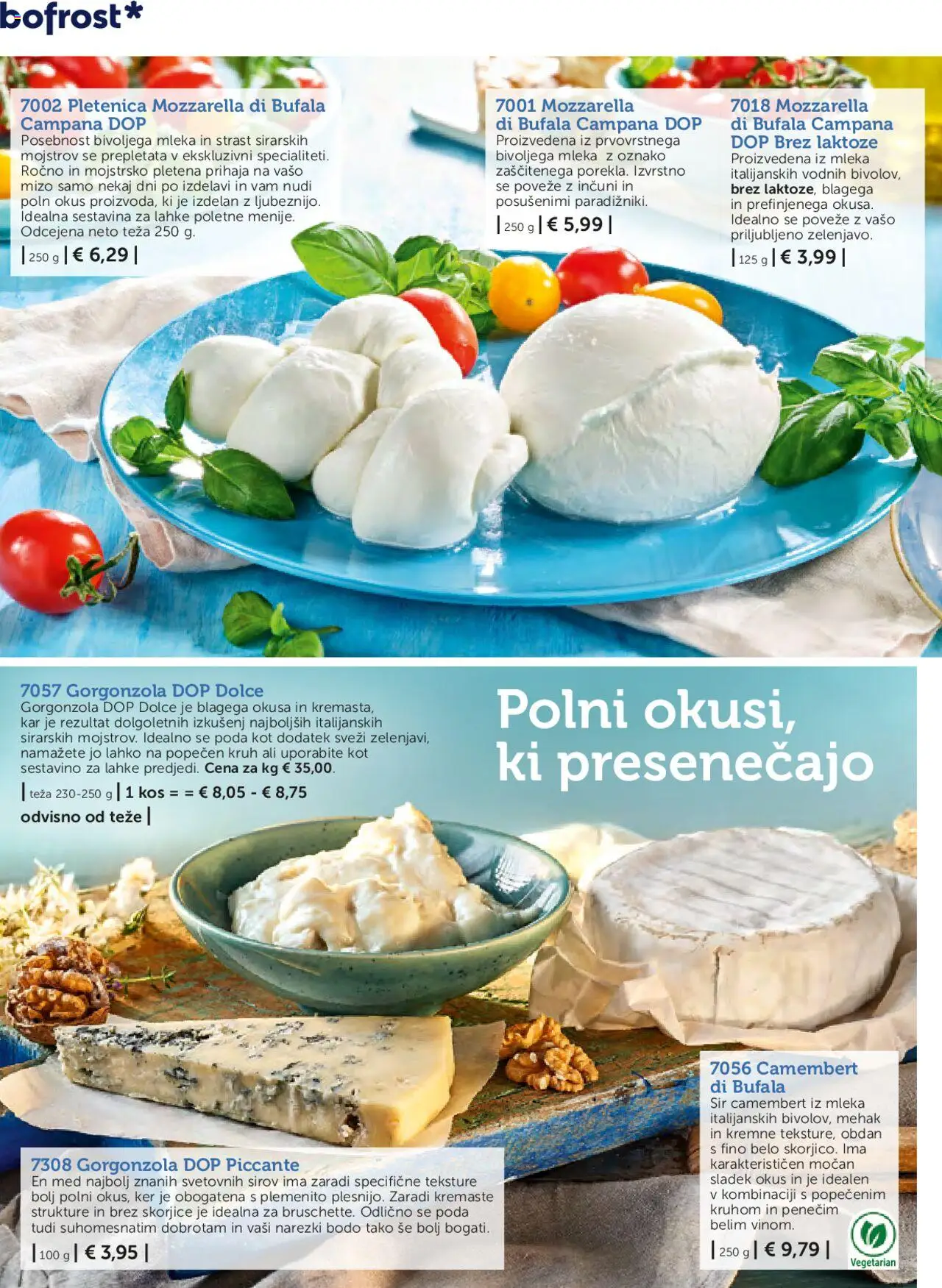 Bofrost katalog │ velja od 01.05.2025 | Stran: 46 | Izdelki: Teza, Kos, Sir, Kruh