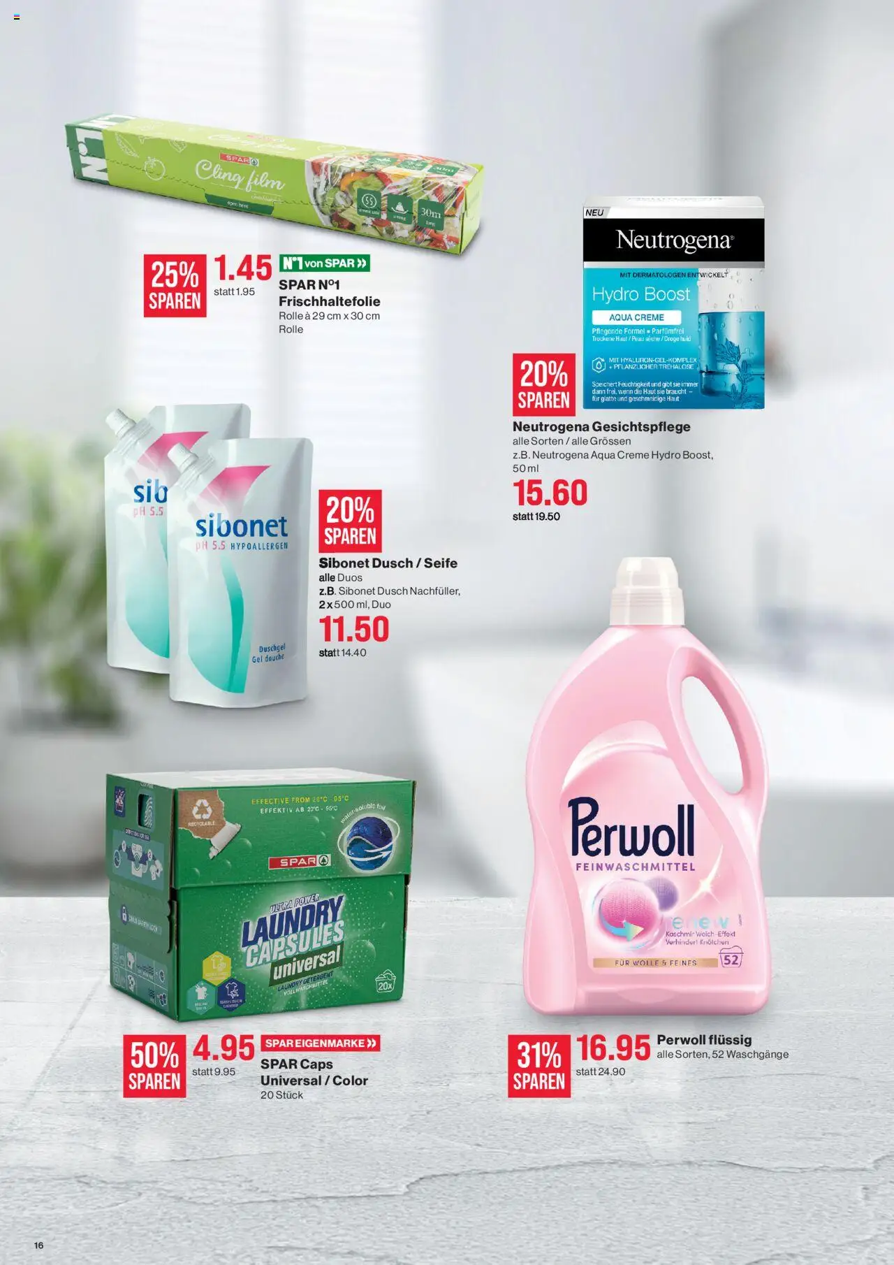 SPAR Aktionen ab 28.08.2025 | Seite: 16 | Produkte: Seife, Duschgel, Creme