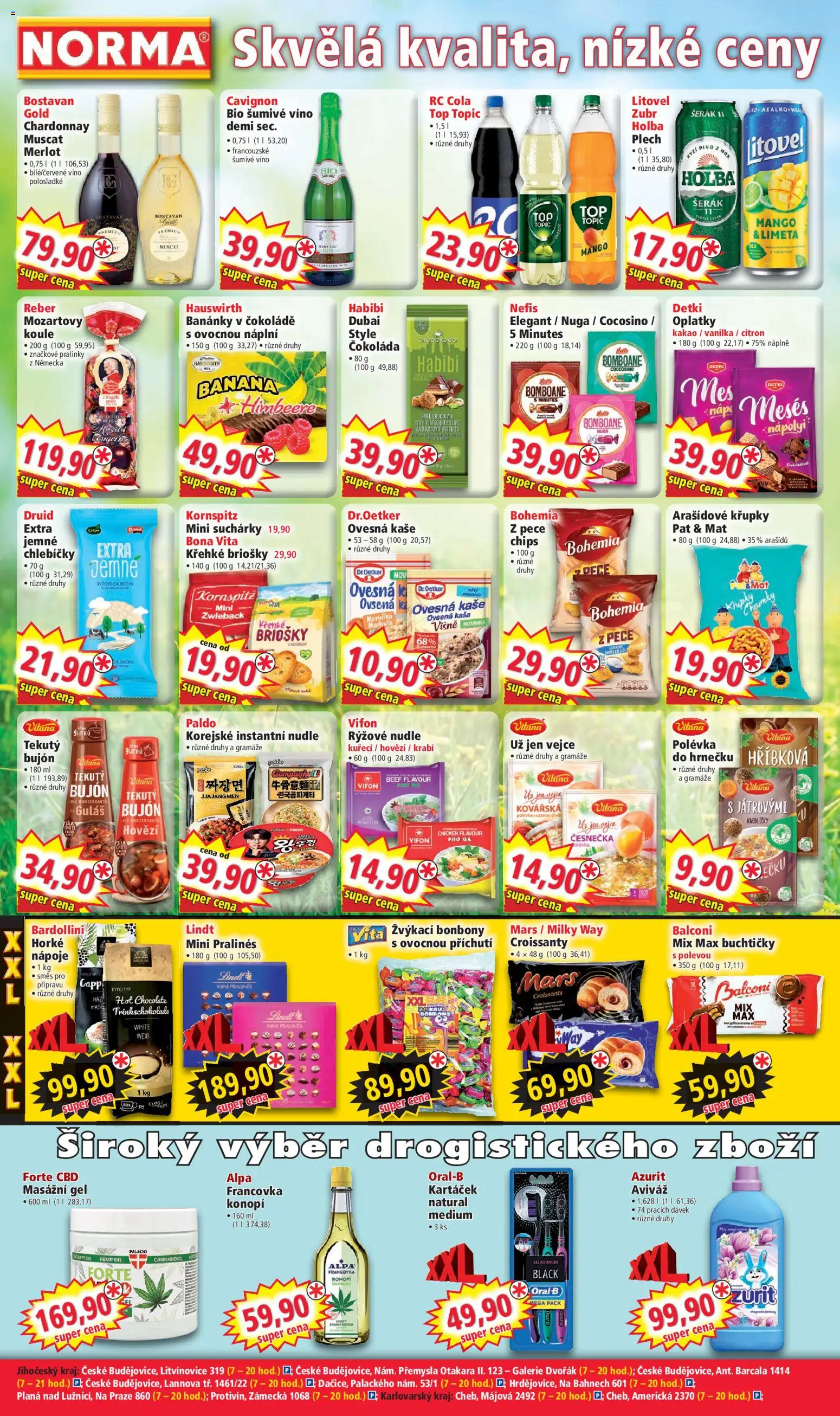Norma leták od 20.04.2026 | Strana: 4 | Produkty: Víno, Pivo, Křupky, RC Cola