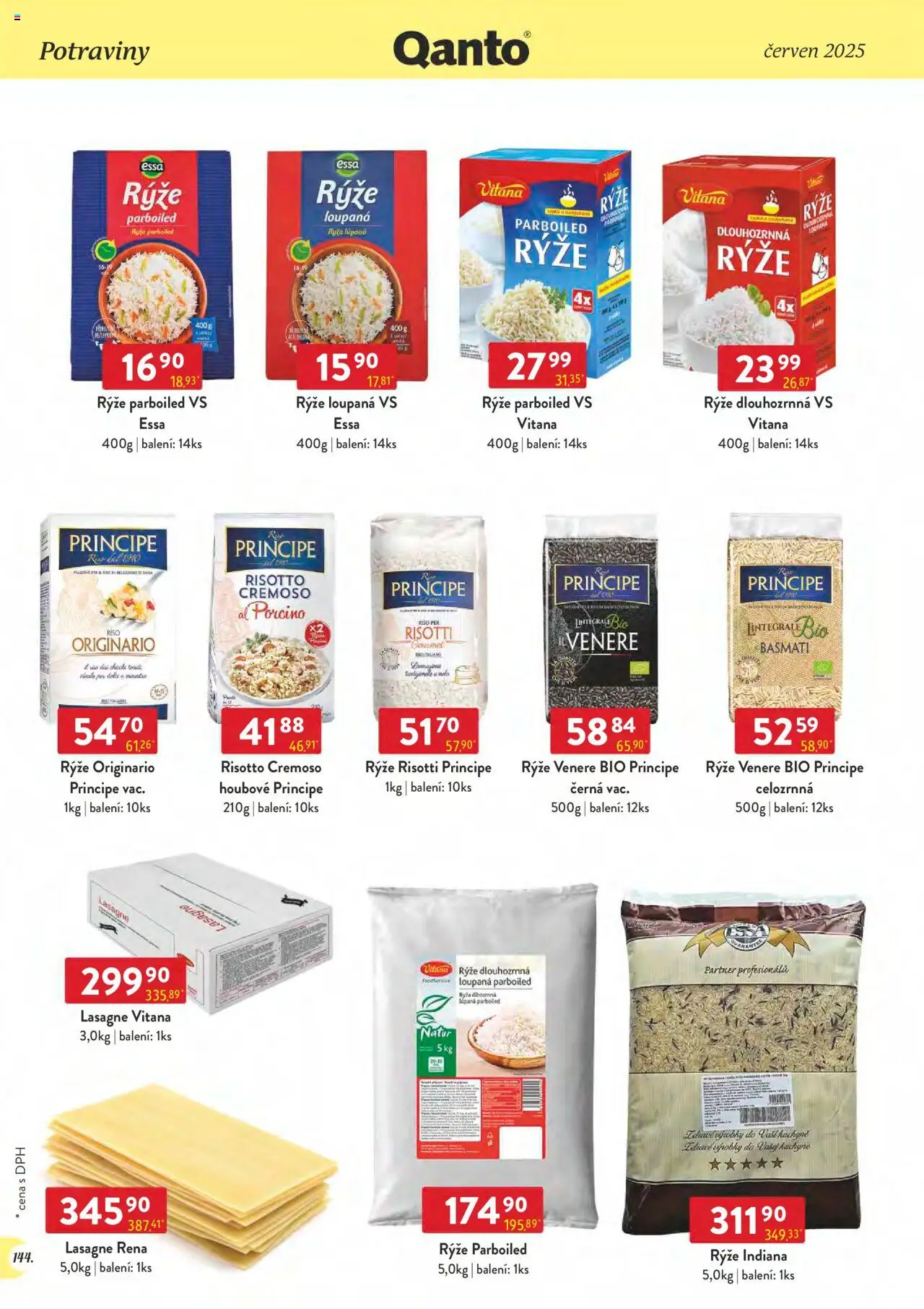Astur & Qanto leták - Velkoobchod 06/2025 od 01.06.2025 | Strana: 144 | Produkty: Rýže, Rýže parboiled, Basmati, Potraviny