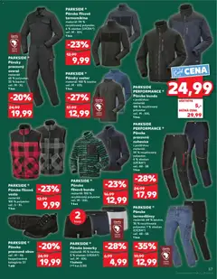 Kaufland leták platný od 29.01.2026 | Strana: 57 | Produkty: Parkside, Sveter, Nohavice, Overal