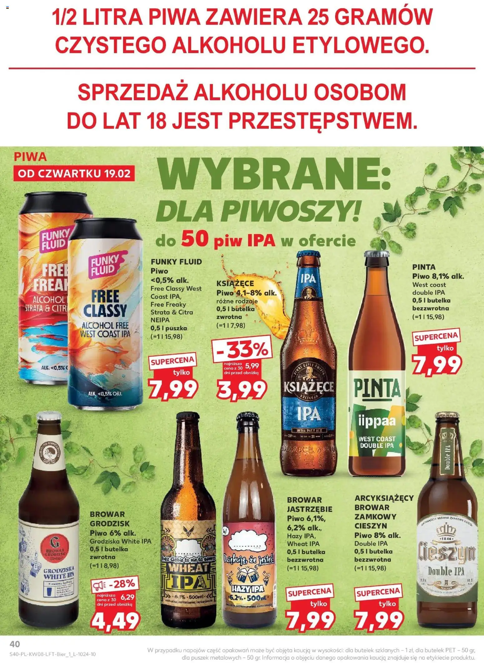 Kaufland Polsko leták od 19.02.2026 | Strana: 40