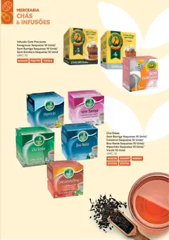 Pré-visualização Recheio Alimentacao variada válido de 01.02.2024 | Página: 29 | Produtos: Chás, Chá