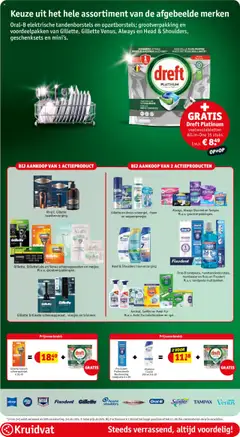Oral-B tandpasta, handtandenborstels, mondwater en floss en Fixodent M.u.v. tandpasta multipakken., Oral-B toothpaste, manual toothbrushes, mouthwash and floss and Fixodent, excluding toothpaste multipacks. - Voorbeeld van een folder van Kruidvat, geldig van 06.10.2025 | Pagina: 5