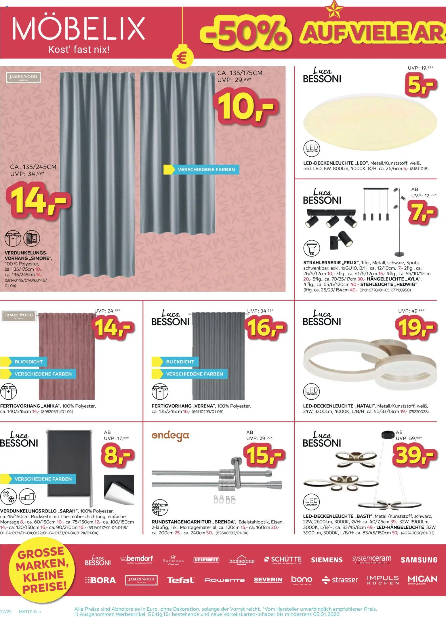 Möbelix Räumungs-Verkauf gültig ab 22.12.2025 | Seite: 22 | Produkte: Samsung