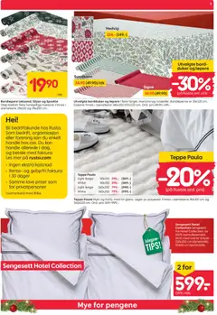 Forhåndsvisning av Rusta kundeavis gyldig fra 15.12.2025 | Side: 3 | Produkter: Duker, Bord, Teppe