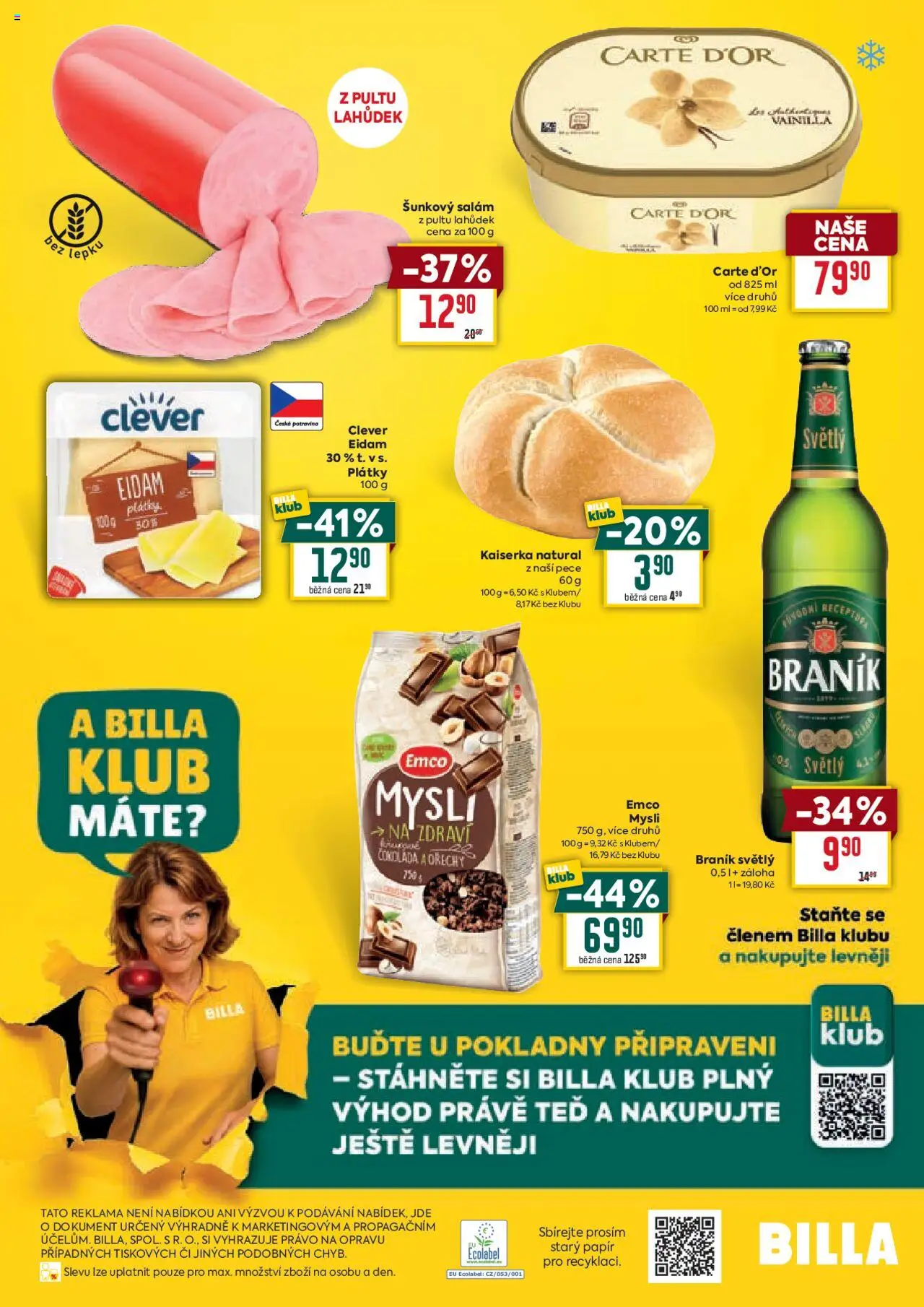 Billa leták - Speciální nabídka: vybrané prodejny od 06.08.2025 | Strana: 2 | Produkty: Ořechy, Eidam, Braník, Clever