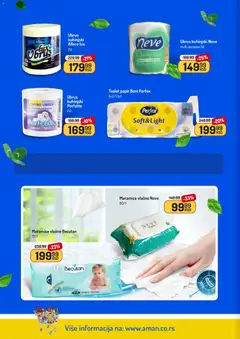 Aman katalog - pregled Aman kataloga - važi od 02.03.2026 | Strana: 42 | Proizvode: Toalet papir, Ubrus