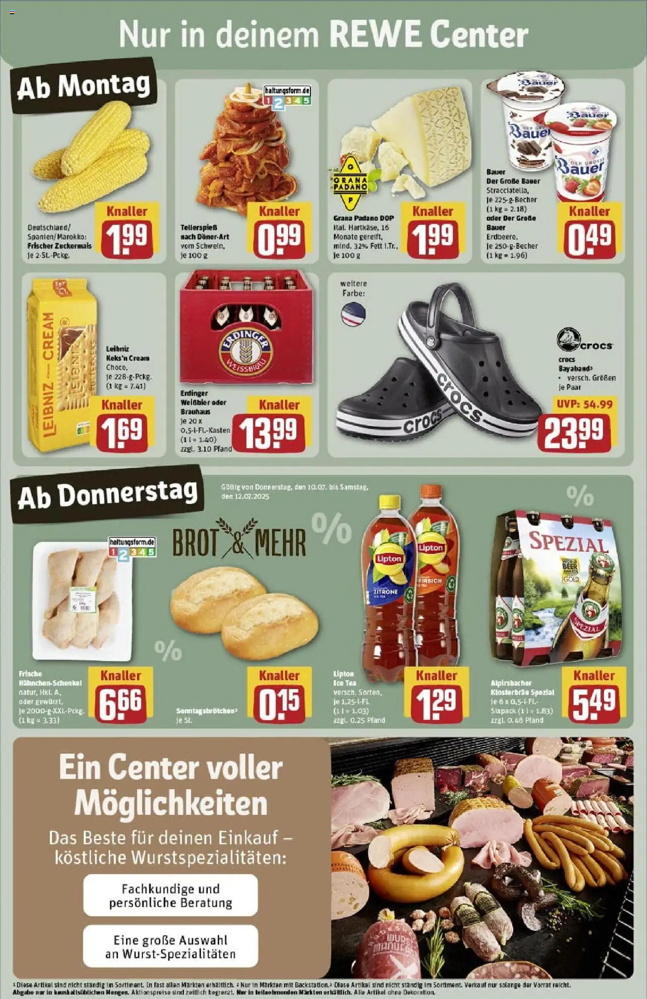 Rewe prospekt Heppenheim	 - gültig ab dem 06.07.2025 | Seite: 3 | Produkte: Erdinger, Hahnchenschenkel, Weißbier, Zitrone