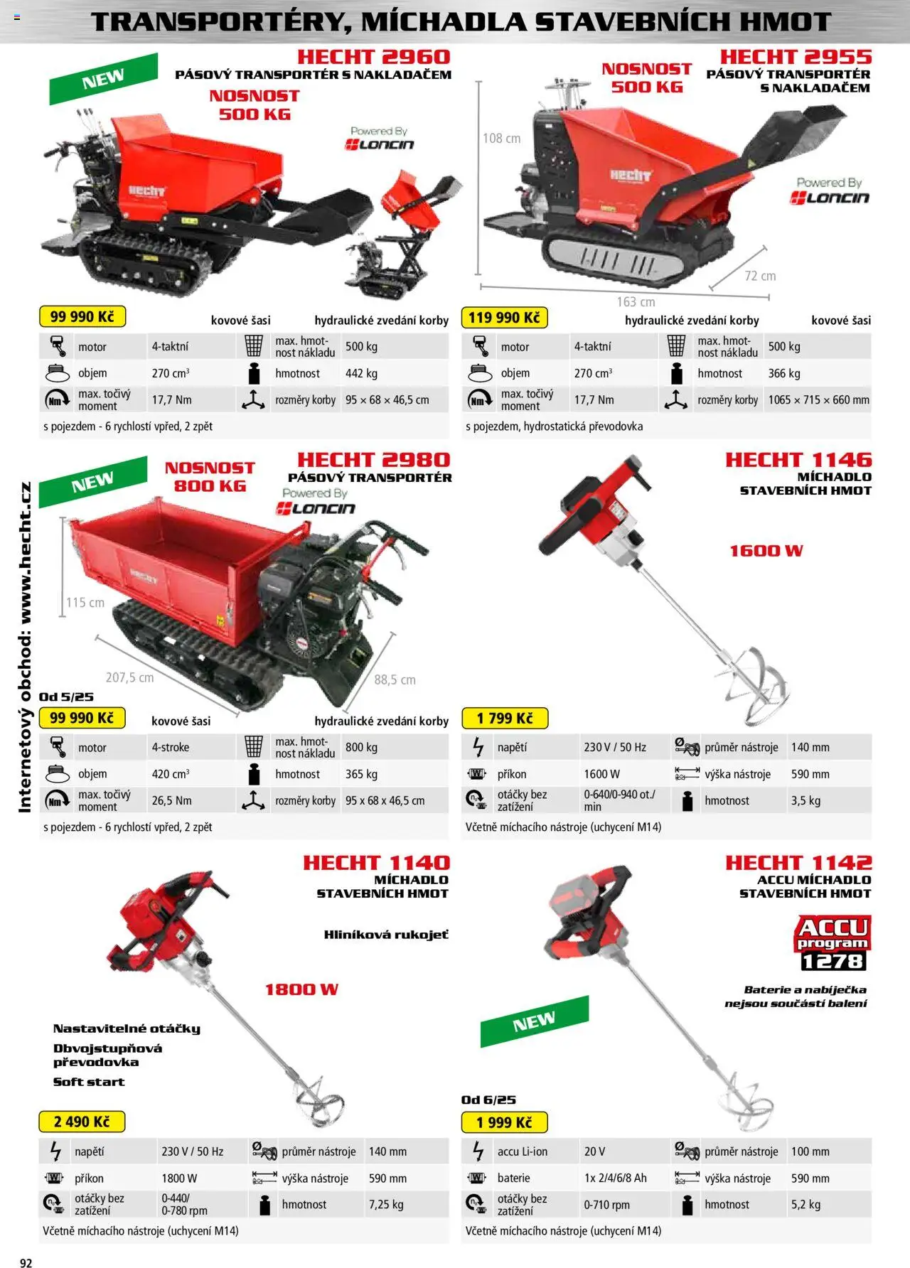 Hecht katalog - Jaro-léto 2025 od 22.04.2025 | Strana: 92 | Produkty: Hecht, Mixér, Baterie