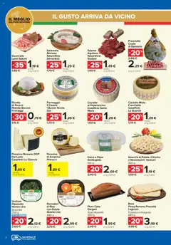 Volantino Carrefour del 10.07.2025 | Pagina: 2 | Prodotti: Salame, Patate, Formaggio, Prosciutto