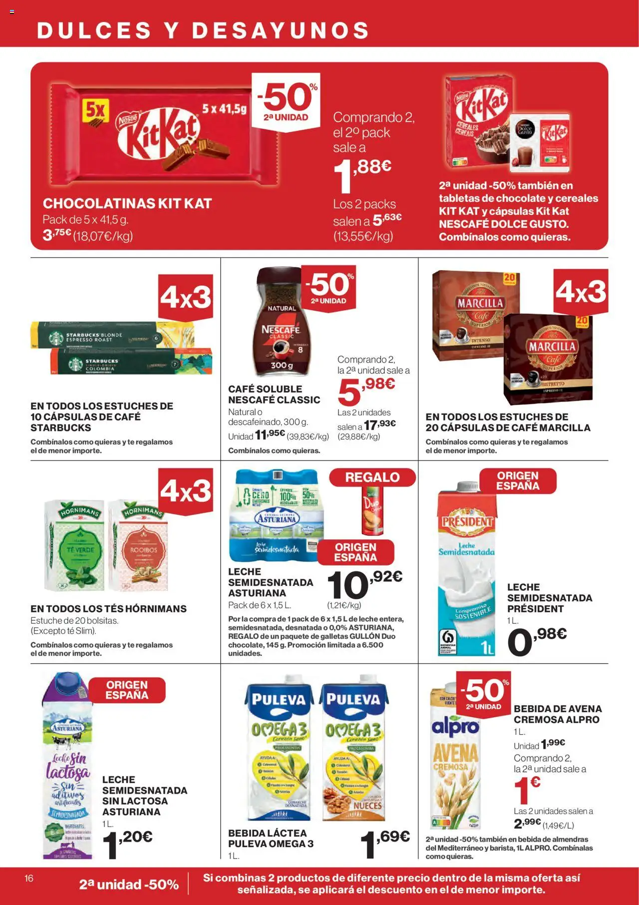 Hipercor catálogo │ válido desde el 19.06.2025 | Página: 16 | Productos: Δοχείο φοντί, Chocolate, Cereales, Galletas